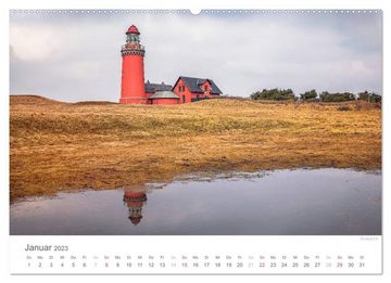 CALVENDO Wandkalender Malerisches Dänemark (Premium, hochwertiger DIN A2 Wandkalender 2023, Kunstdruck in Hochglanz)