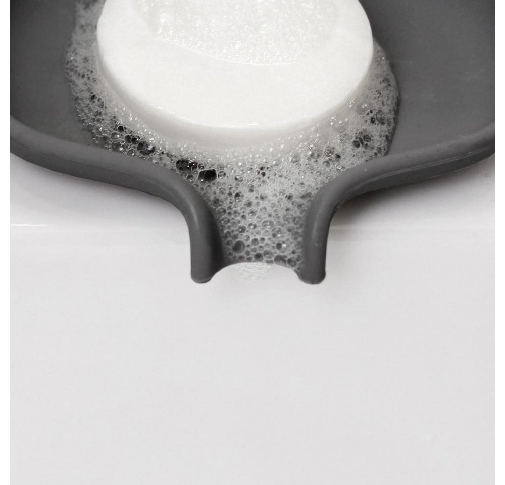 Thumbnail - Bosign Reinigungsbürste Seifenablage mit Ablauf Soap Saver Graphite Gray (Small)