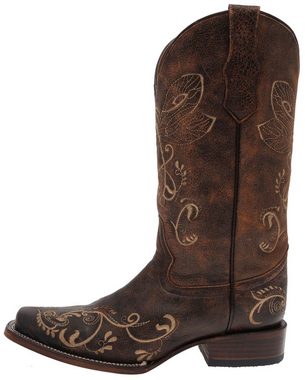 Corral Boots L5079 Braun Cowboystiefel Damen Westernstiefel