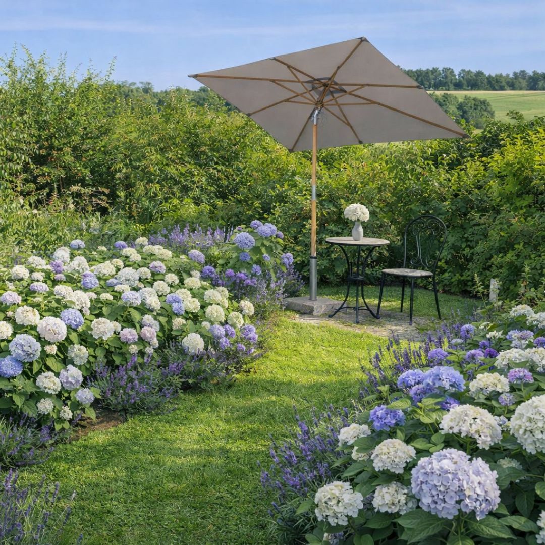 Sekey Sonnenschirm 200 x 150cm Holz Sonnenschirm Rechteckig Gartenschirm, UV Schutz 50+, LxB: 200,00x150,00 cm, Terrassenschirm Knickbar Balkonschirm