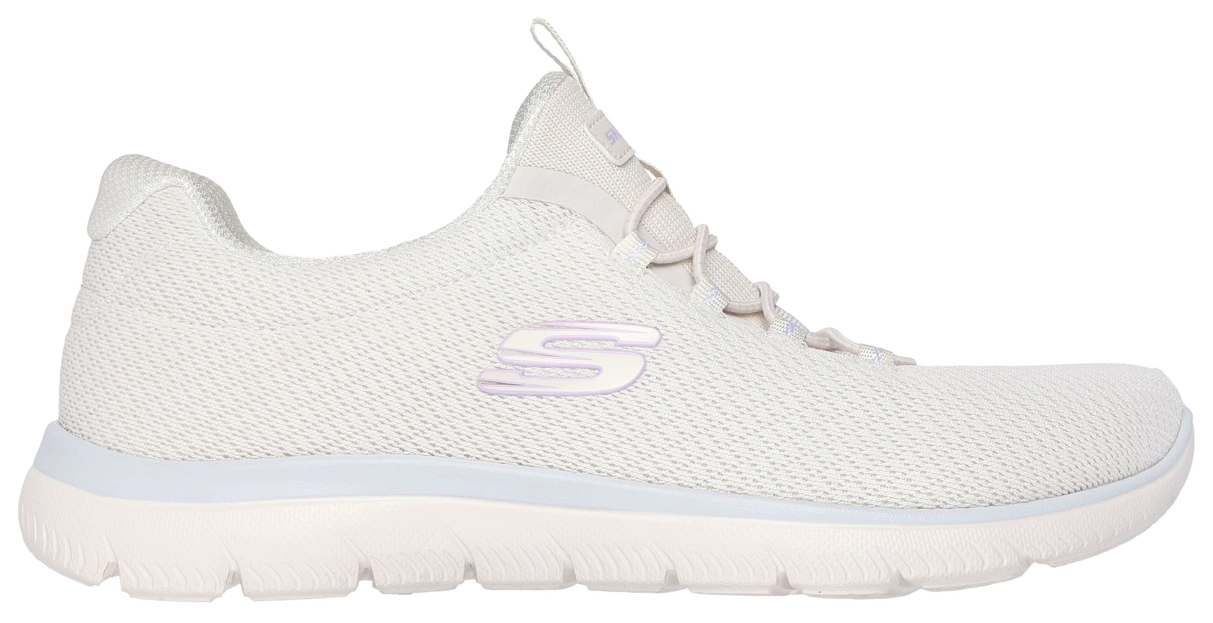 Skechers SUMMITS-SUMMER BLUSH Slip-On Sneaker, Schnürschuh, Slipper, Sneaker mit Memory Foam