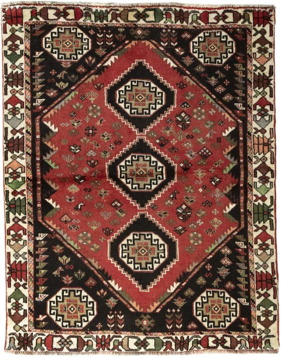 Orientteppich Shiraz 125x160 Handgeknüpfter Orientteppich / Perserteppich, Nain Trading, rechteckig, Höhe: 10 mm