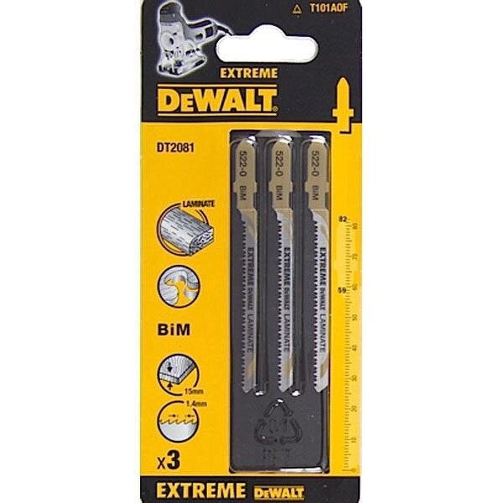 STANLEY Stichsägeblatt DEWALT STICHSÄGEBLATT 82,6 x 1,4 mm T101AOF LAMINAT