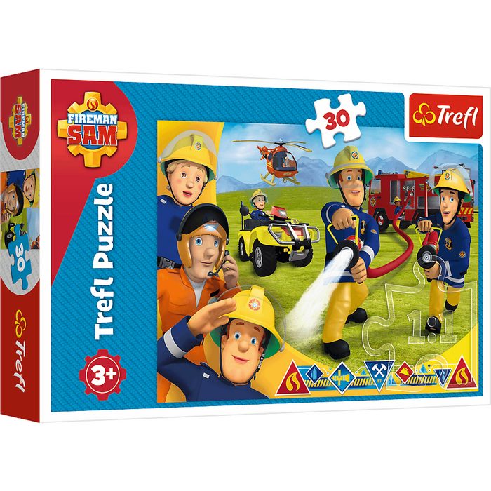 Trefl Puzzle Trefl 18244 Feuerwehrmann Sam 30 Teile Puzzle 30 Puzzleteile