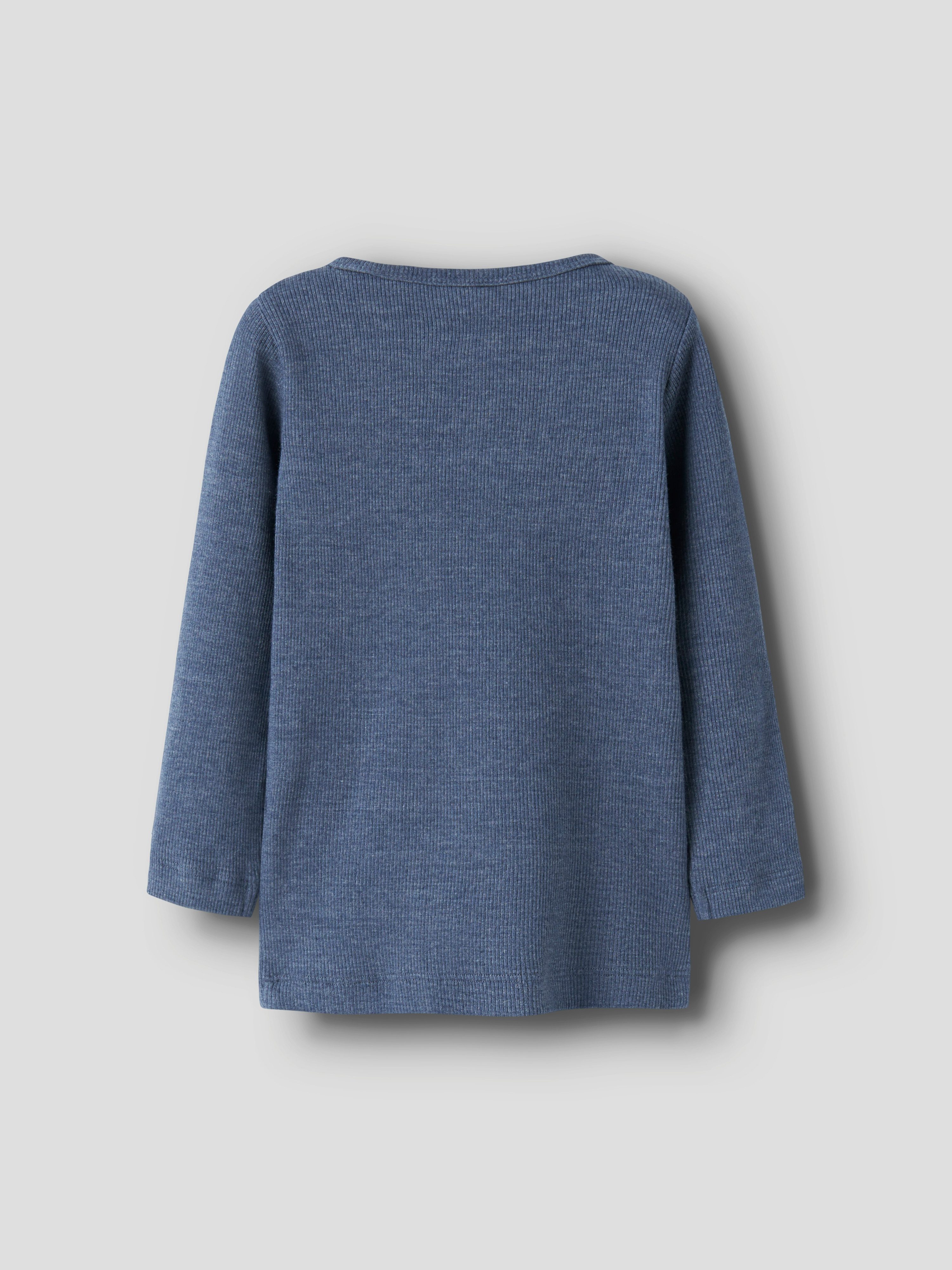 Name It Langarmshirt NMMKAB LS TOP NOOS Im Henley-Stil - mit kurzer Knopfleise, normal geschnitten