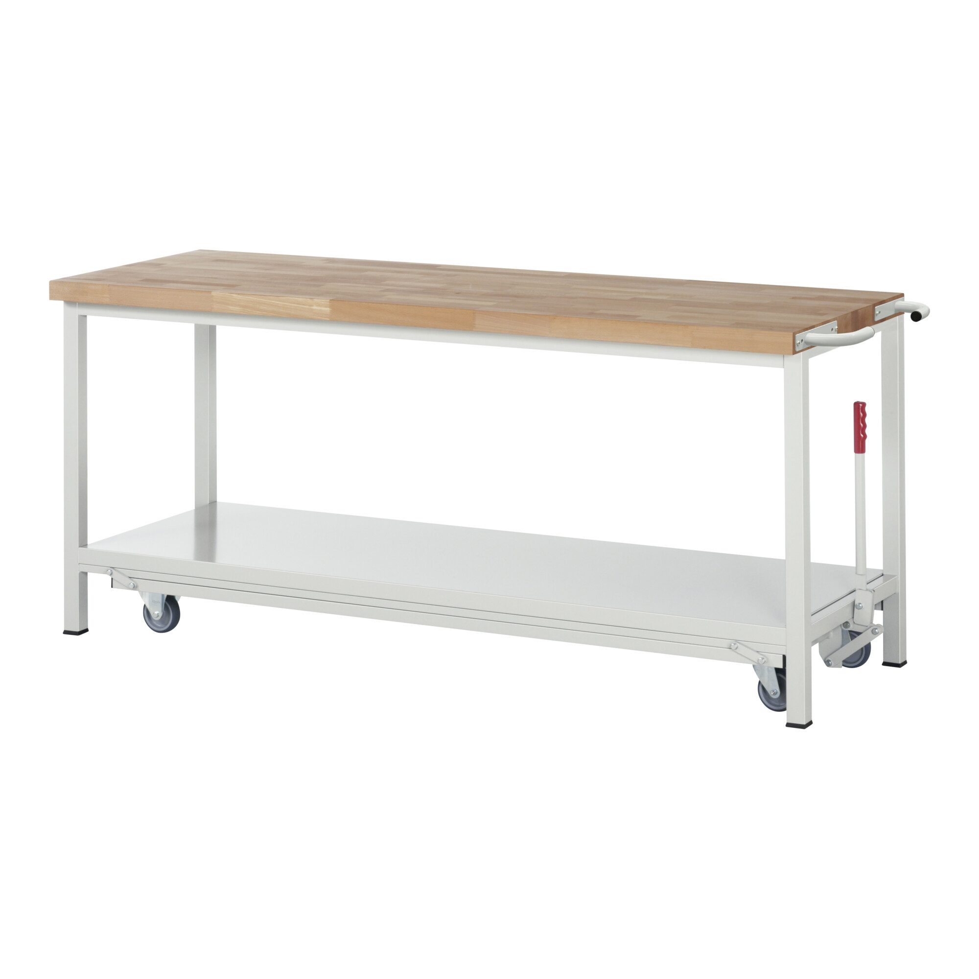 RAU Werkbank Rau Werkbank mit absenkbarem Fahrgestell Modell 8000 B 2000 x T 700 x