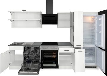 HELD MÖBEL Küchenzeile Trier, mit E-Geräten, Breite 310 cm