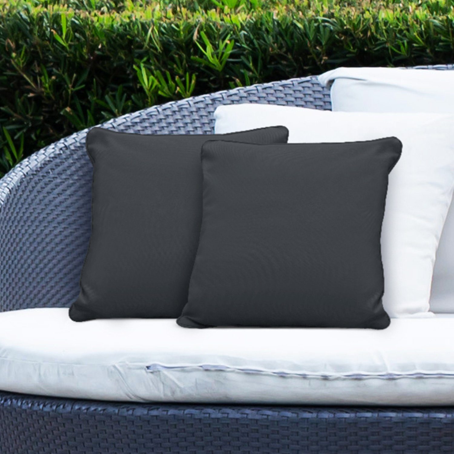 novely Dekokissen novely® 2erSET DEKOKISSEN OUTDOOR Garten Lounge