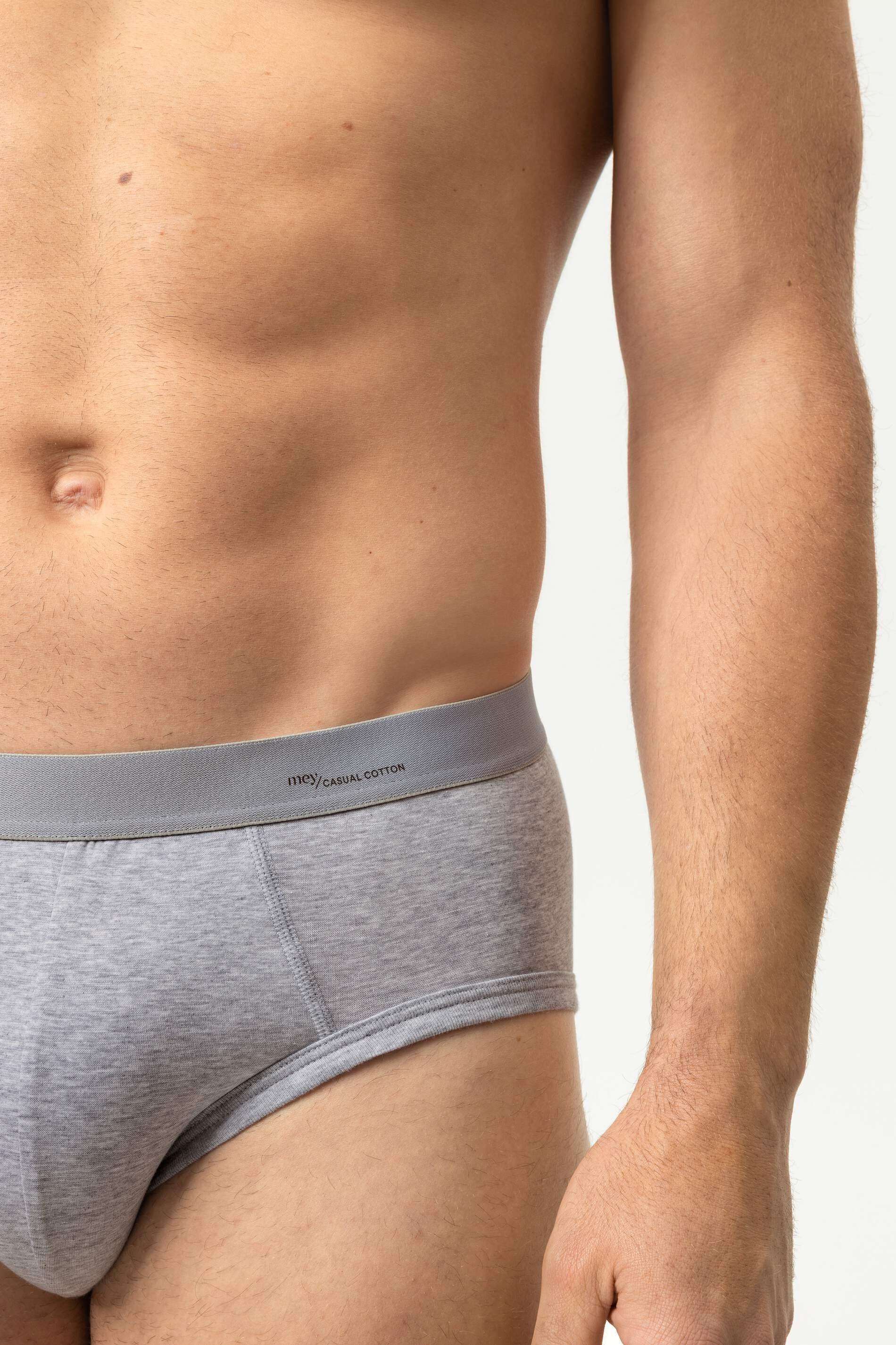 Mey Minislip Mey Herren Slip Serie Casual Cotton Uni (1-St., 1) Klassischer Slip, Gemustert, Atmungsaktiv, Baumwoll-Mix