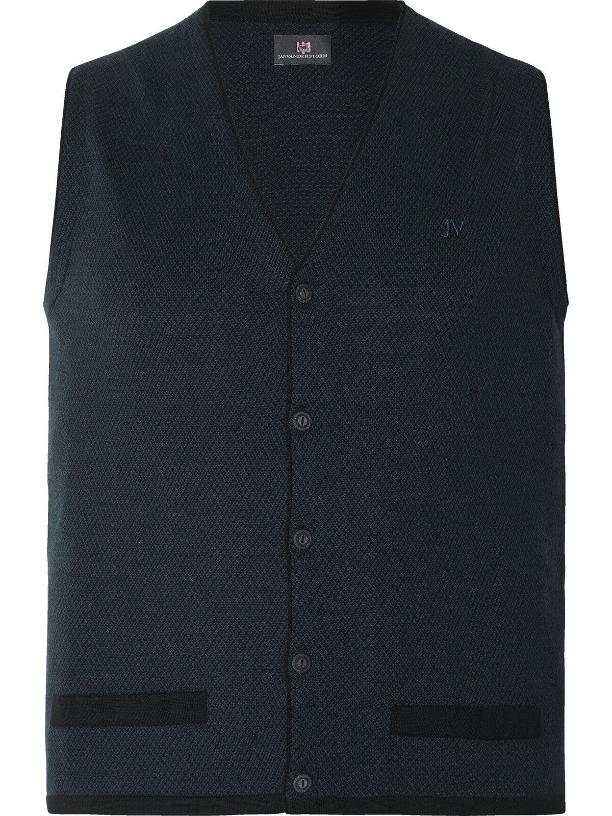 Jan Vanderstorm Strickweste TANE mit zwei aufgesetzten Patten günstig online kaufen