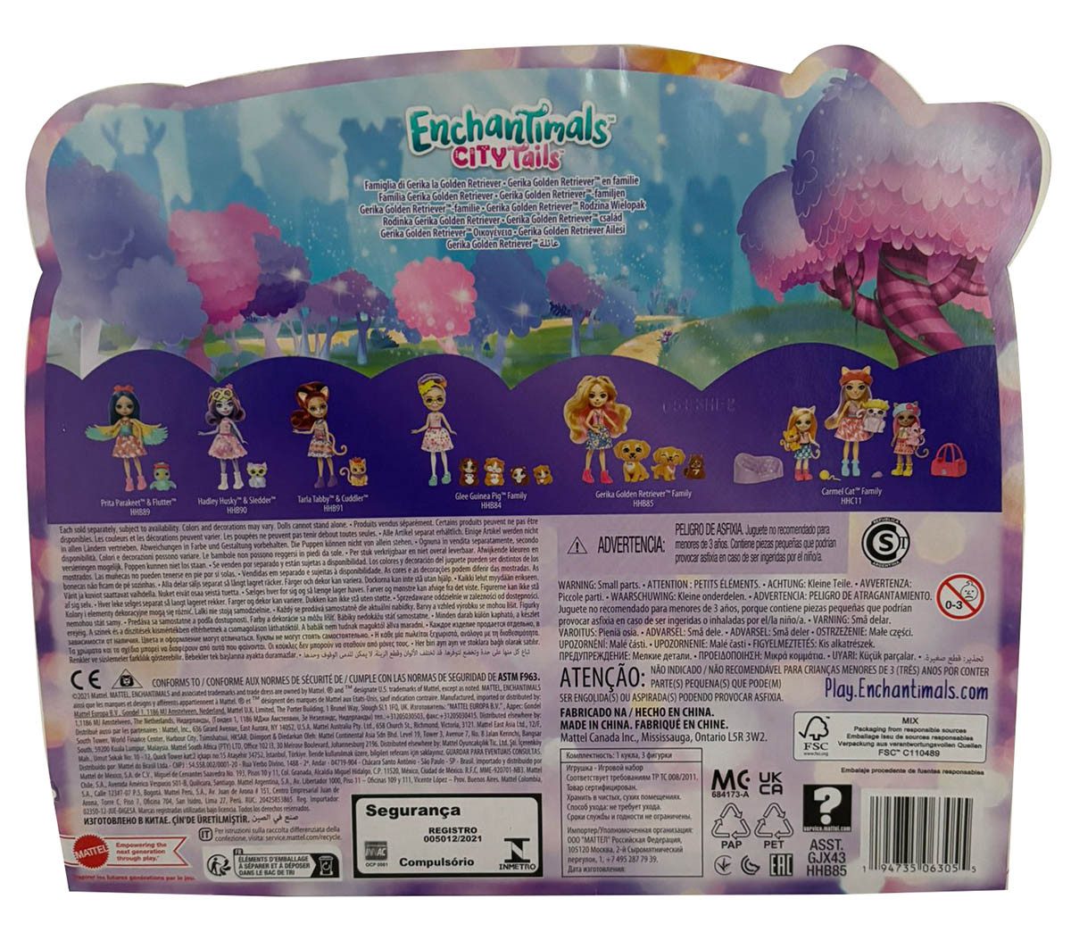 Mattel® Stehpuppe Enchantimals City Tails Gerika günstig online kaufen