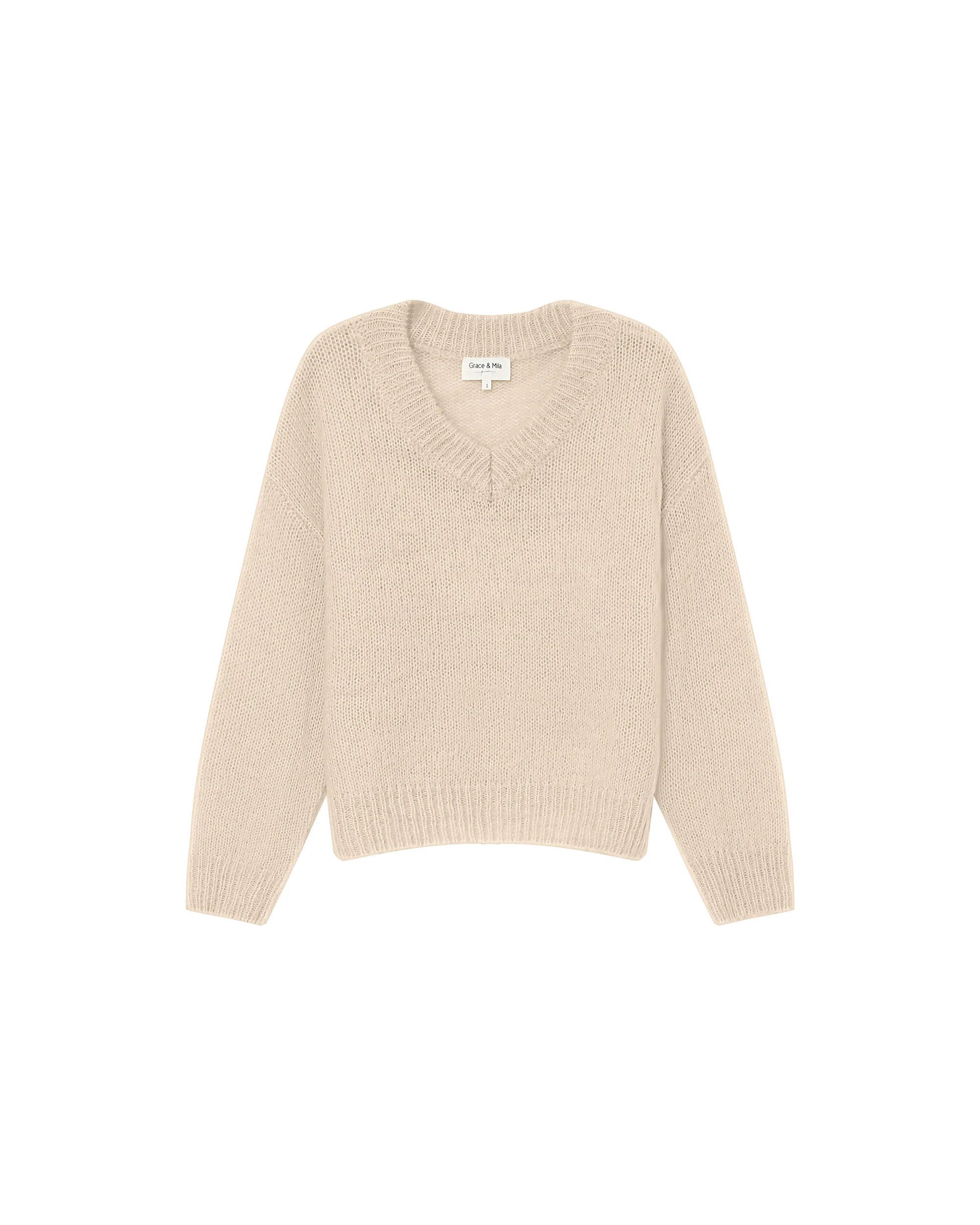 Strickpullover Alpaca wool sweater SABADO - Pullover - Wollpullover