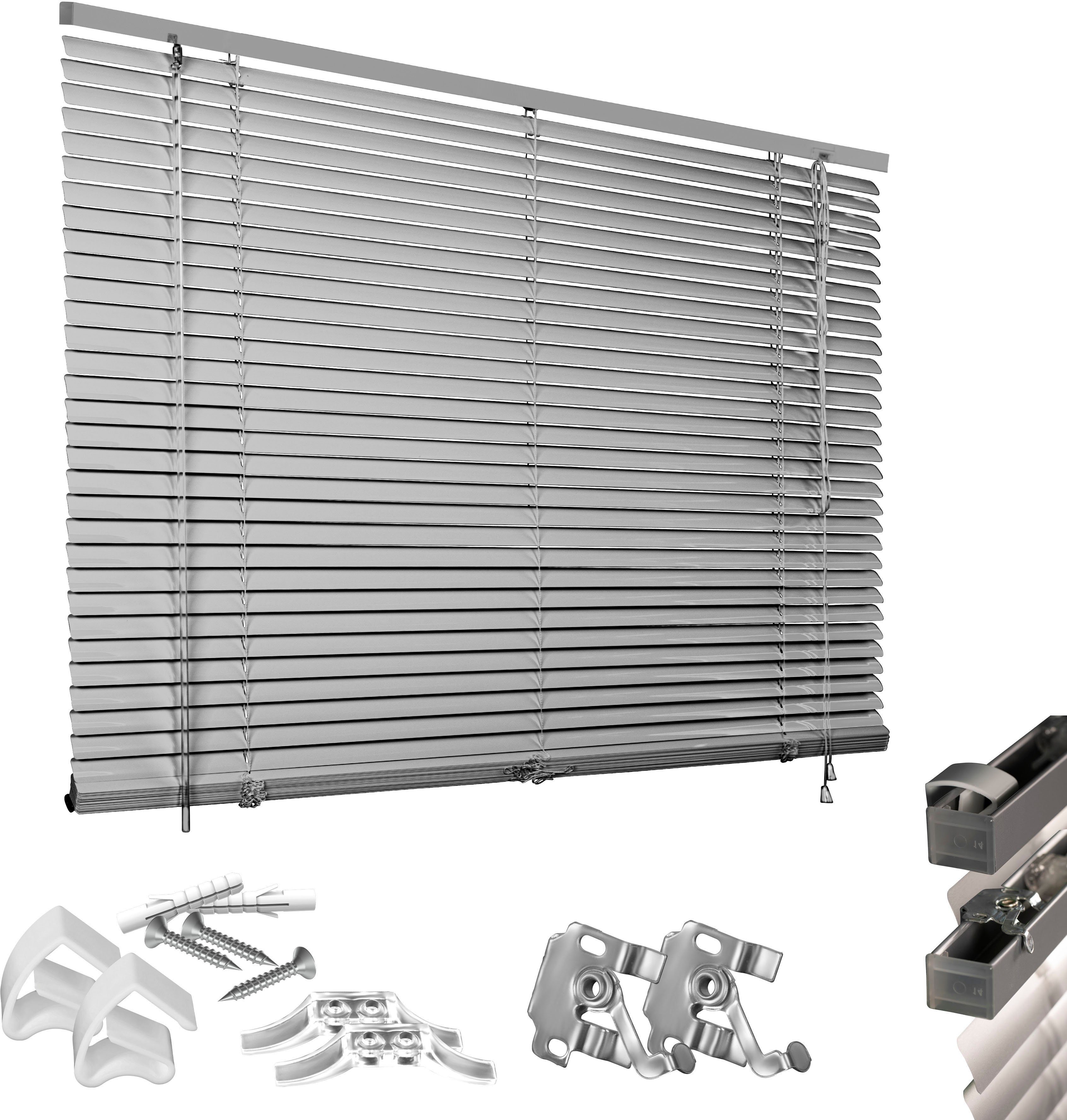 Good Life Jalousie Matti, ohne Bohren, freihängend, Klemmfix-Jalousie aus Aluminium