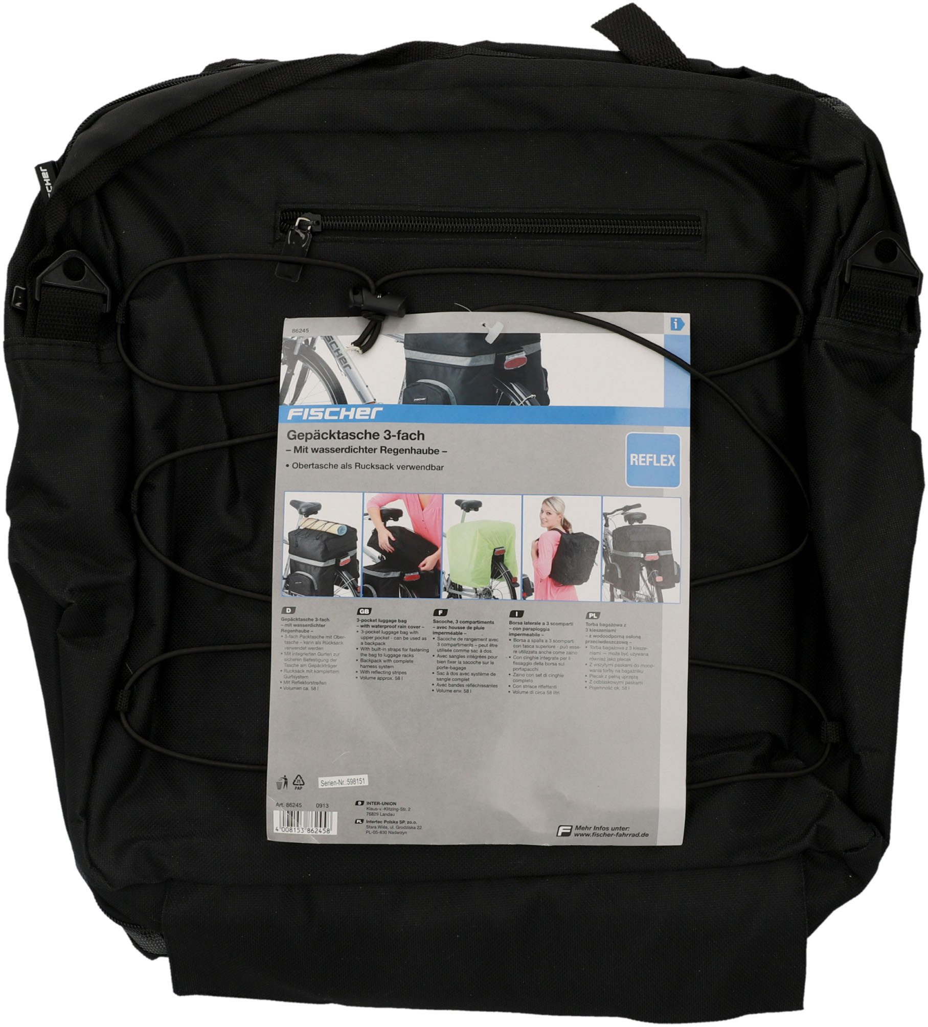 FISCHER Fahrrad Fahrradtasche – Bild 2 von 4