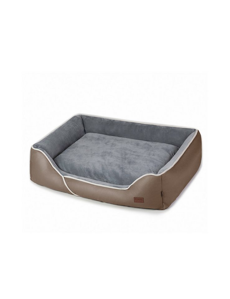 Thumbnail - RAIKOU Hundematte Hundebett in 3 Größen und 6 Farben – rutschfest, waschbar, hoher Rand, waschbar,flauschig weich