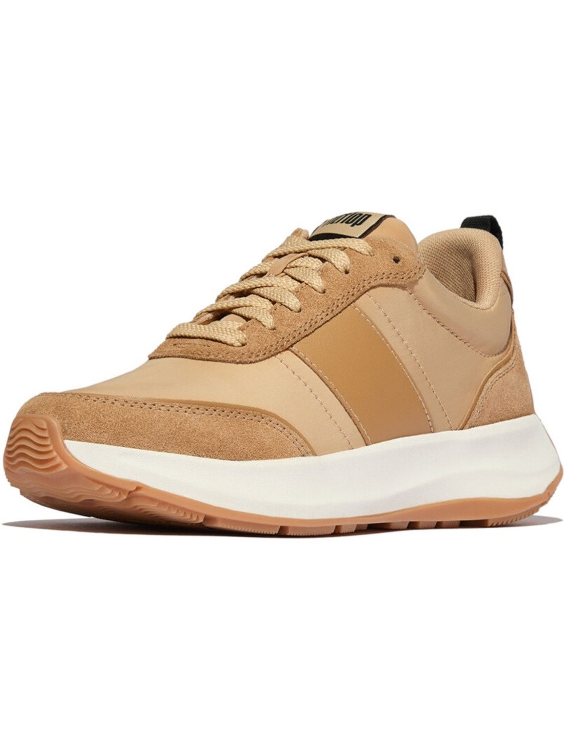 Fitflop F-Mode Flow Sneaker - Nylon & Suede Mix Sneaker
