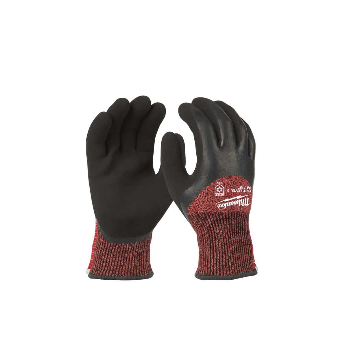 Milwaukee Arbeitshandschuhe MILWAUKEE Winter Schnittschutz-Handschuhe Gröe M Stufe 3 - 4932471347