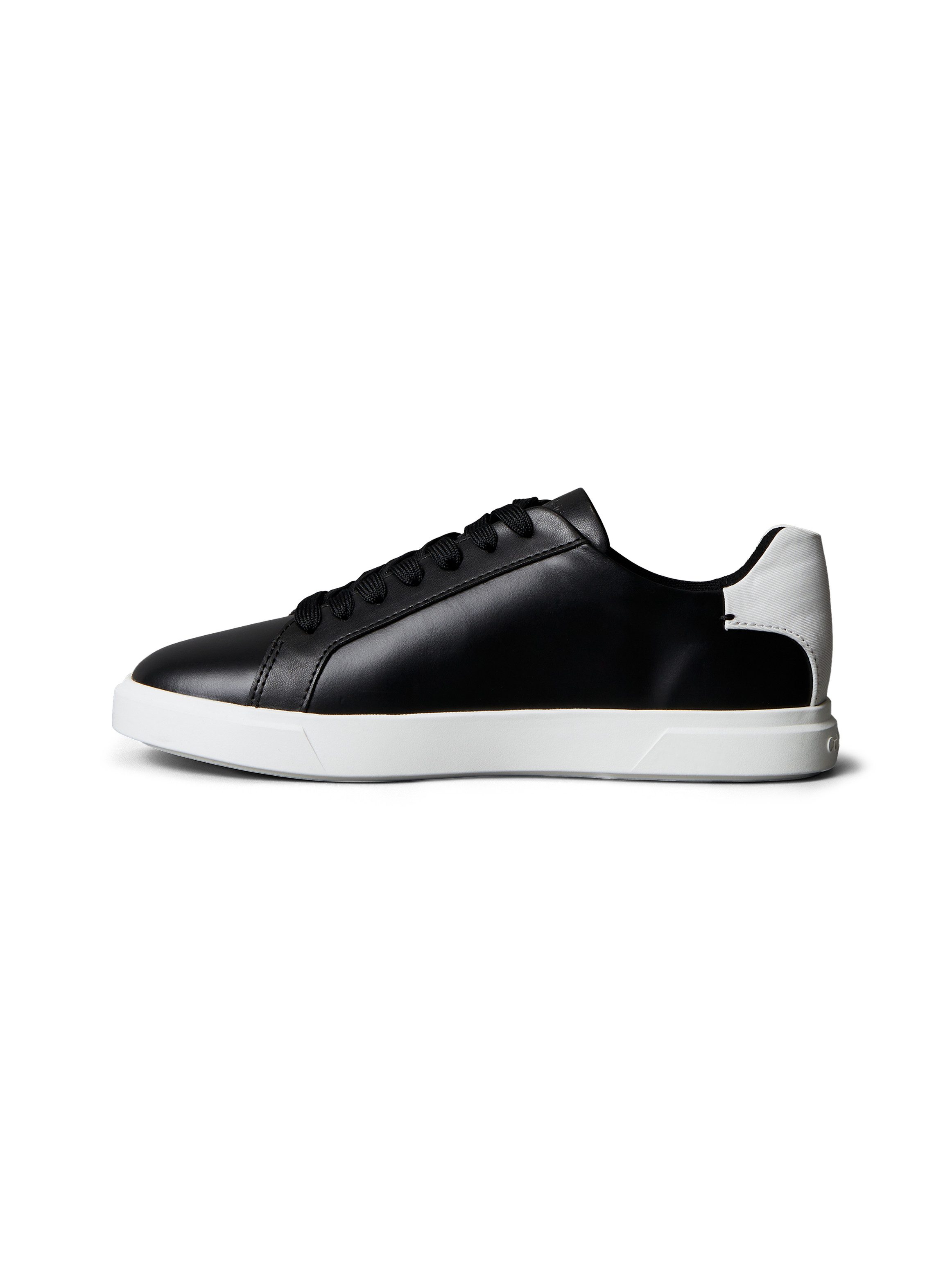 Calvin Klein LOW PRO CUP LACEUP LTH MOIRE Sneaker Halbschuh, Schnürschuh, Freizeitschuh mit heller Laufsohle