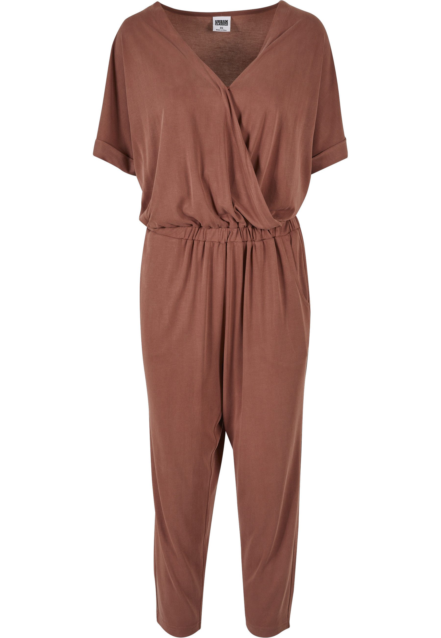 URBAN CLASSICS Jumpsuit Urban Classics Damen Ladies Modal Jumpsuit (1-tlg)