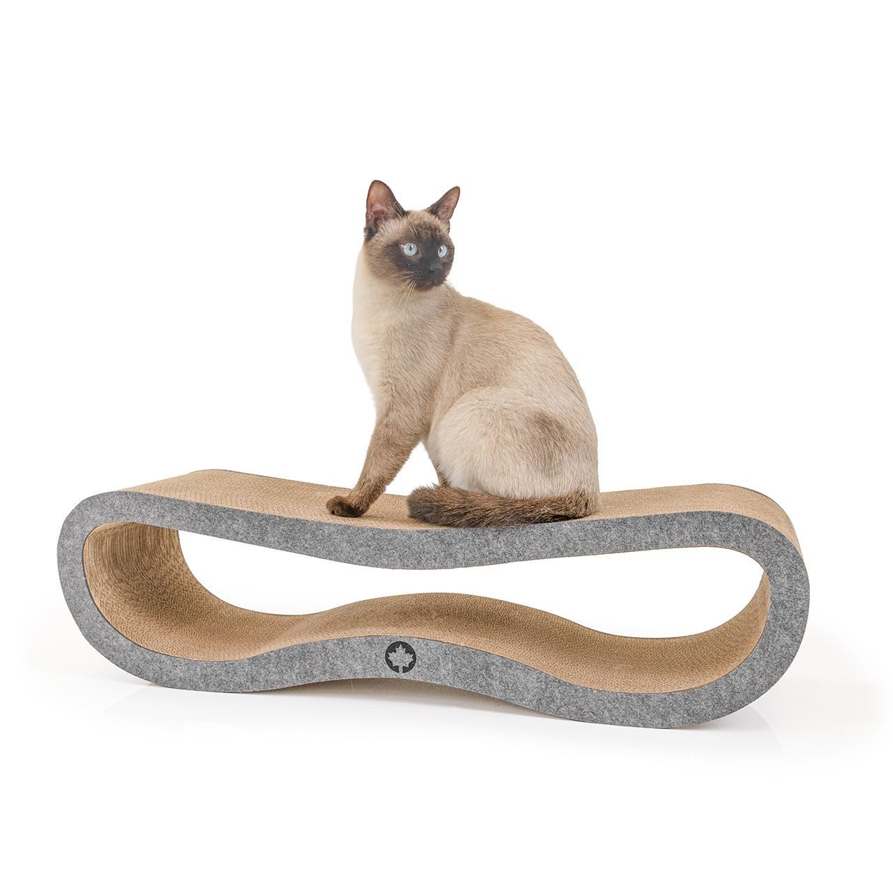 Canadian Cat Company Kratzbrett Kratzbrett Orbit 2.0 Felty, Kratzmöbel aus Wellpappe inkl. Katzenminze