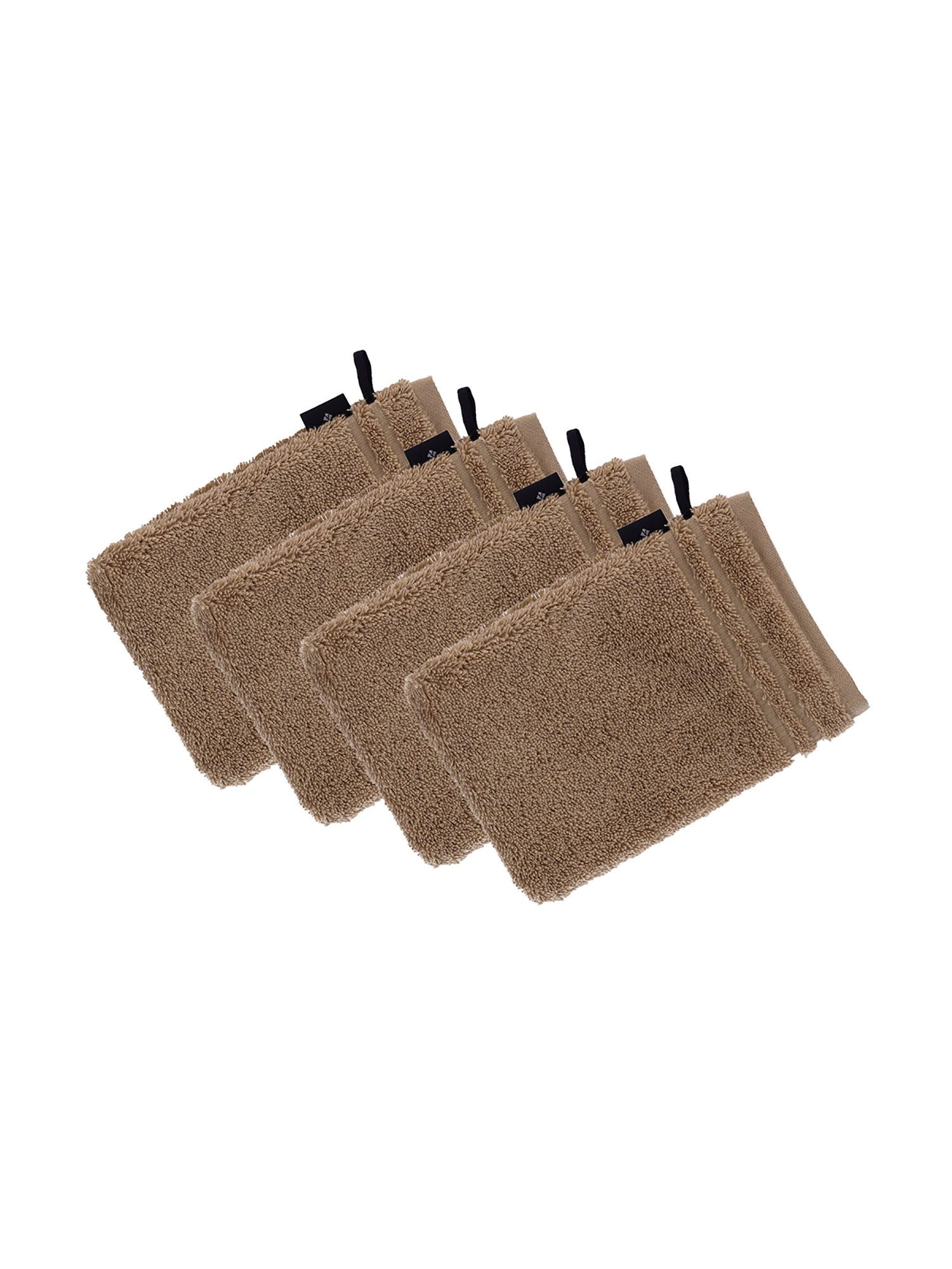 Vossen Waschhandschuh 4er Pack Waschhandschuh 22 x 16 cm Vienna Style Su, Frottier (Spar-Set, 4-St)