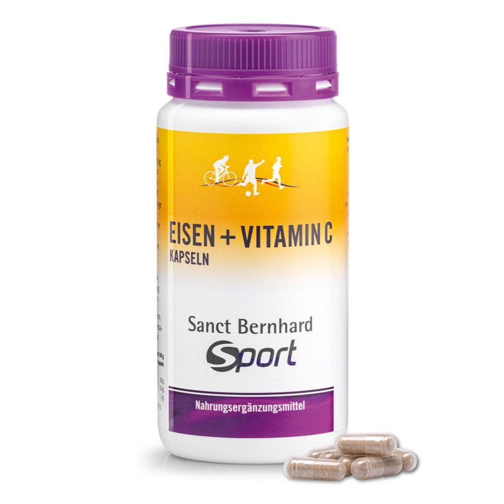 Sanct Bernhard Sanct Bernhard Sport Eisen + Vitamin C - 180 Kapseln Kapseln