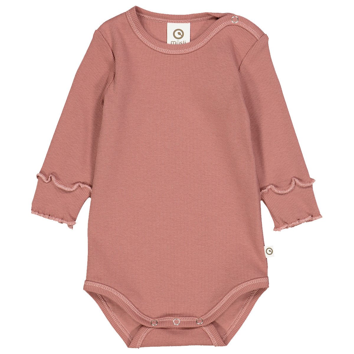 Müsli by GREEN COTTON Langarmbody 1582070000 Mädchen (1-tlg) Langarm Einteiler, Body, Longsleeve-Body, Bodysuit, Stretchbody