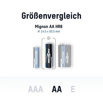 ANSMANN AG 10x Industrial Lithium Batterie AA Mignon 1,5V – FR6 (10 Stück) Batterie