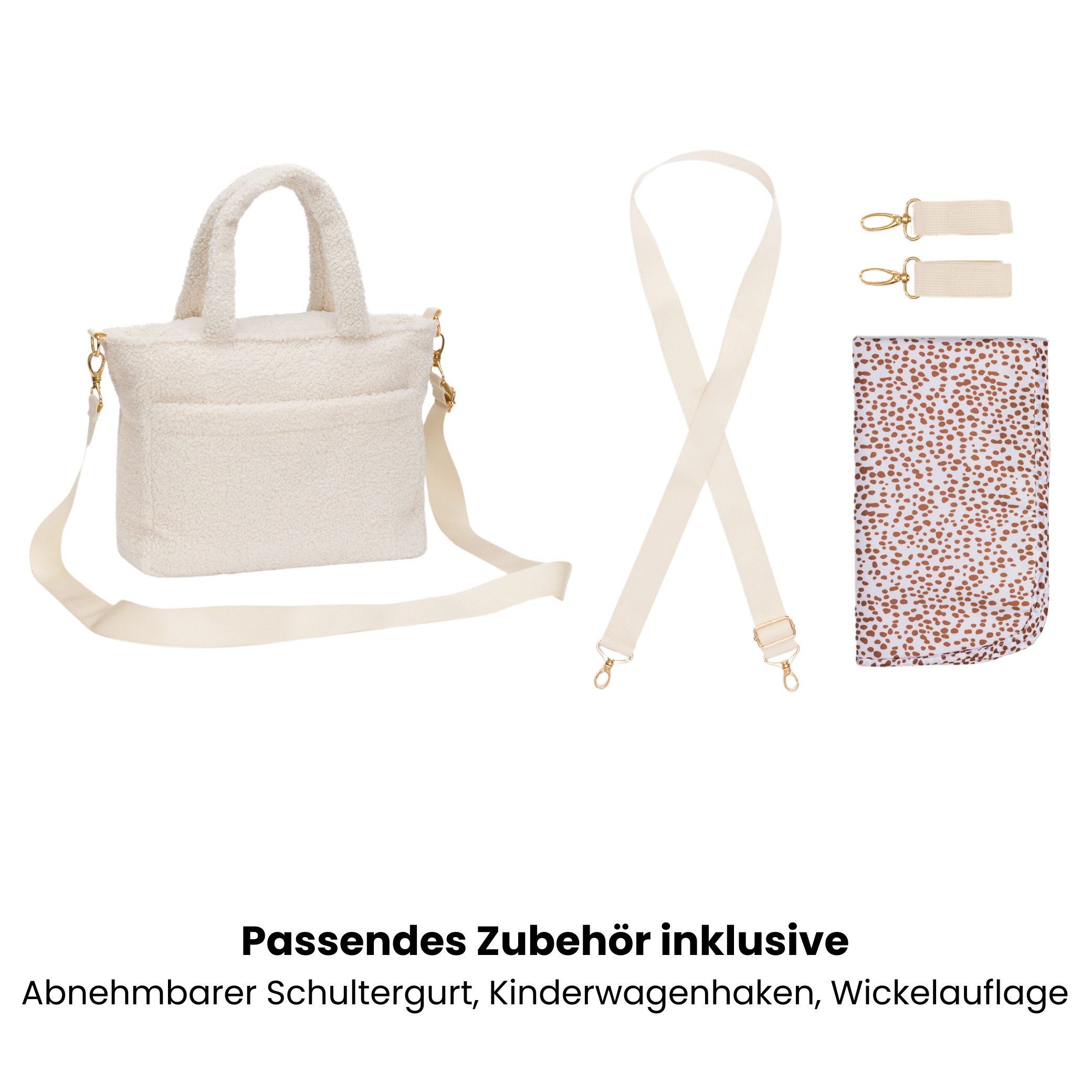 Fillikid Wickeltasche Wickeltasche Teddy Small Exklusiv