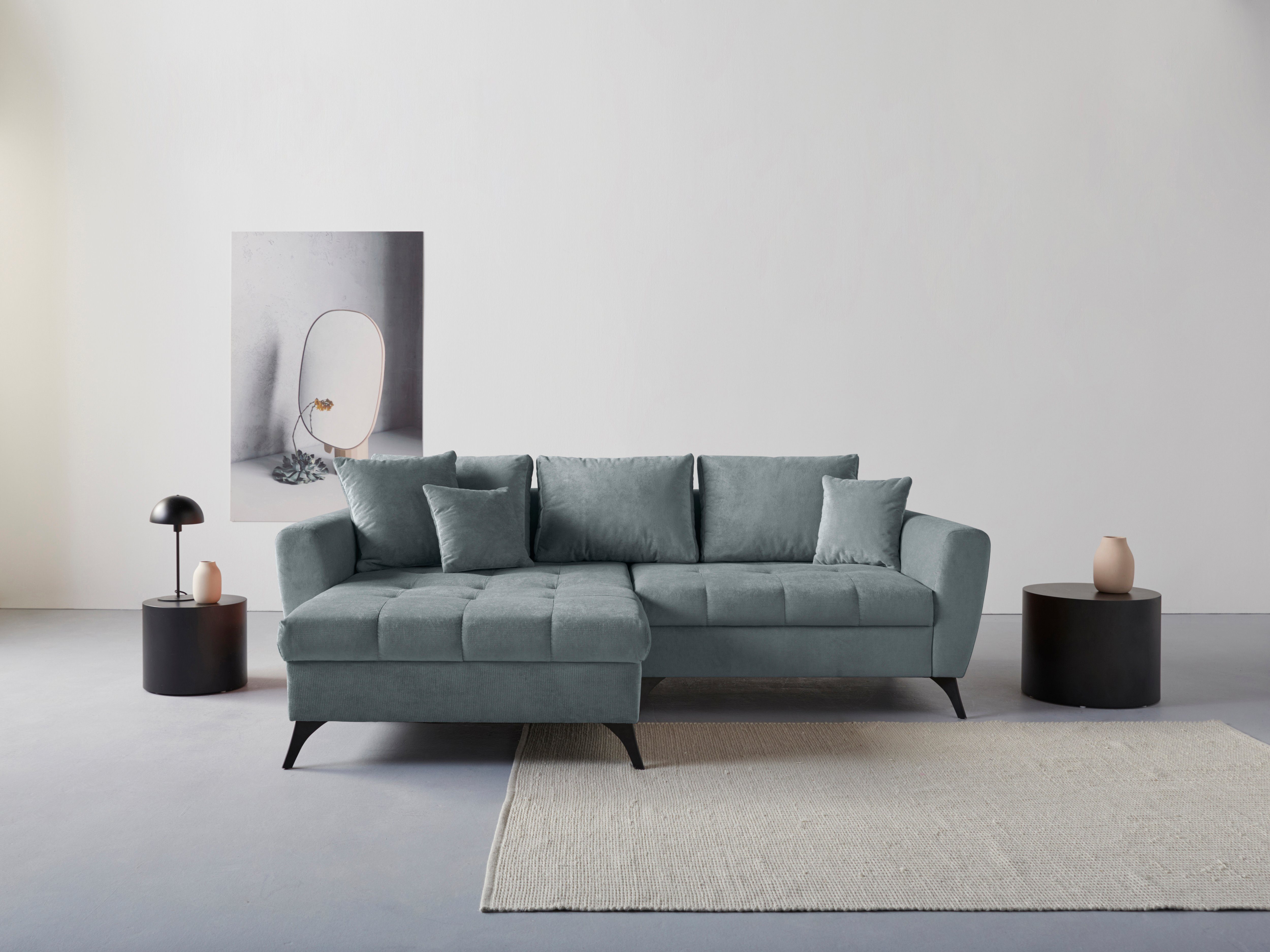 INOSIGN Aqua mit auch 140kg Belastbarkeit Lörby, bis Sitzplatz, clean-Bezug pro Ecksofa