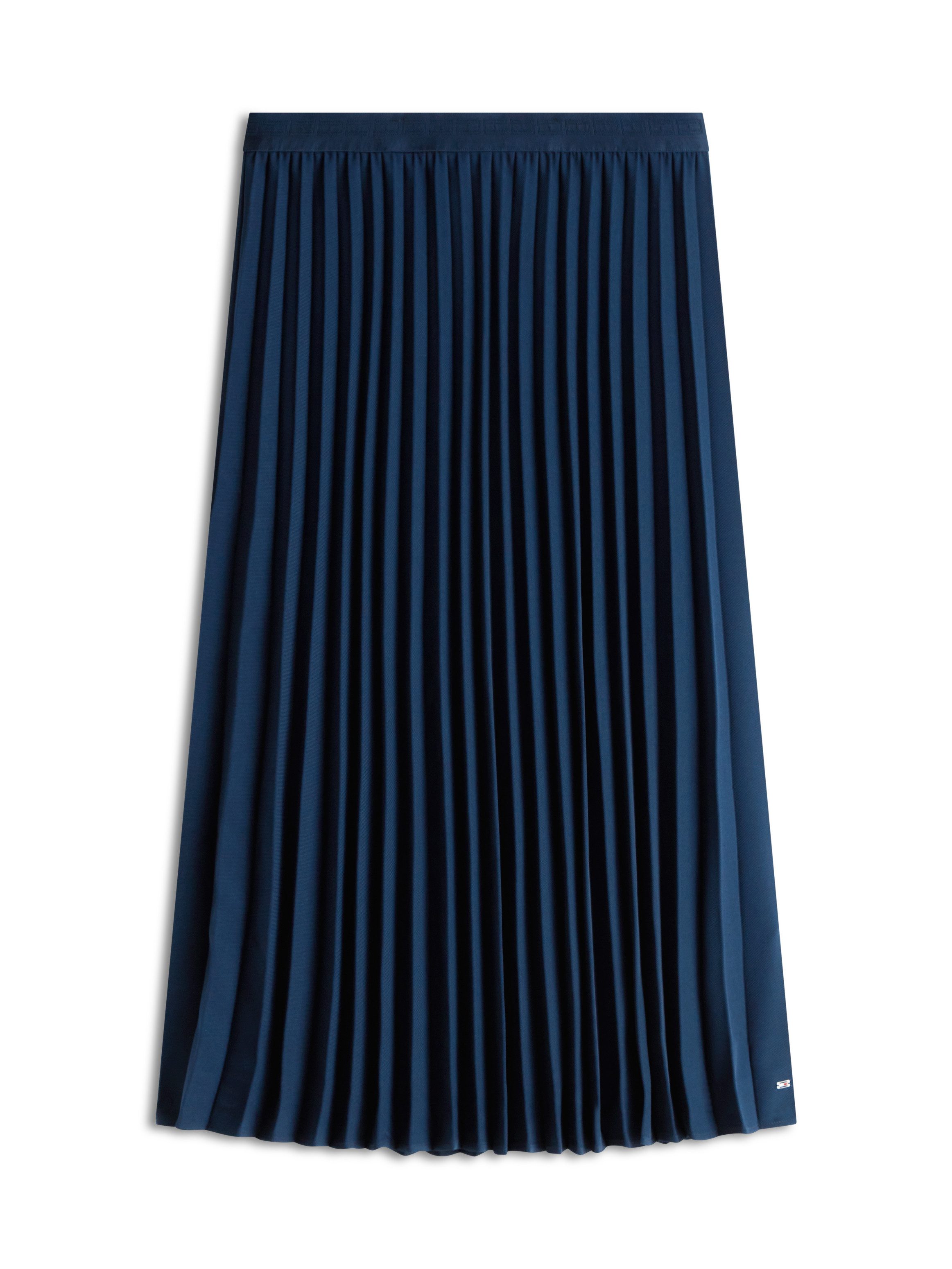Tommy Hilfiger Plisseerock FLUID PLEATED PULL ON MIDI SKIRT