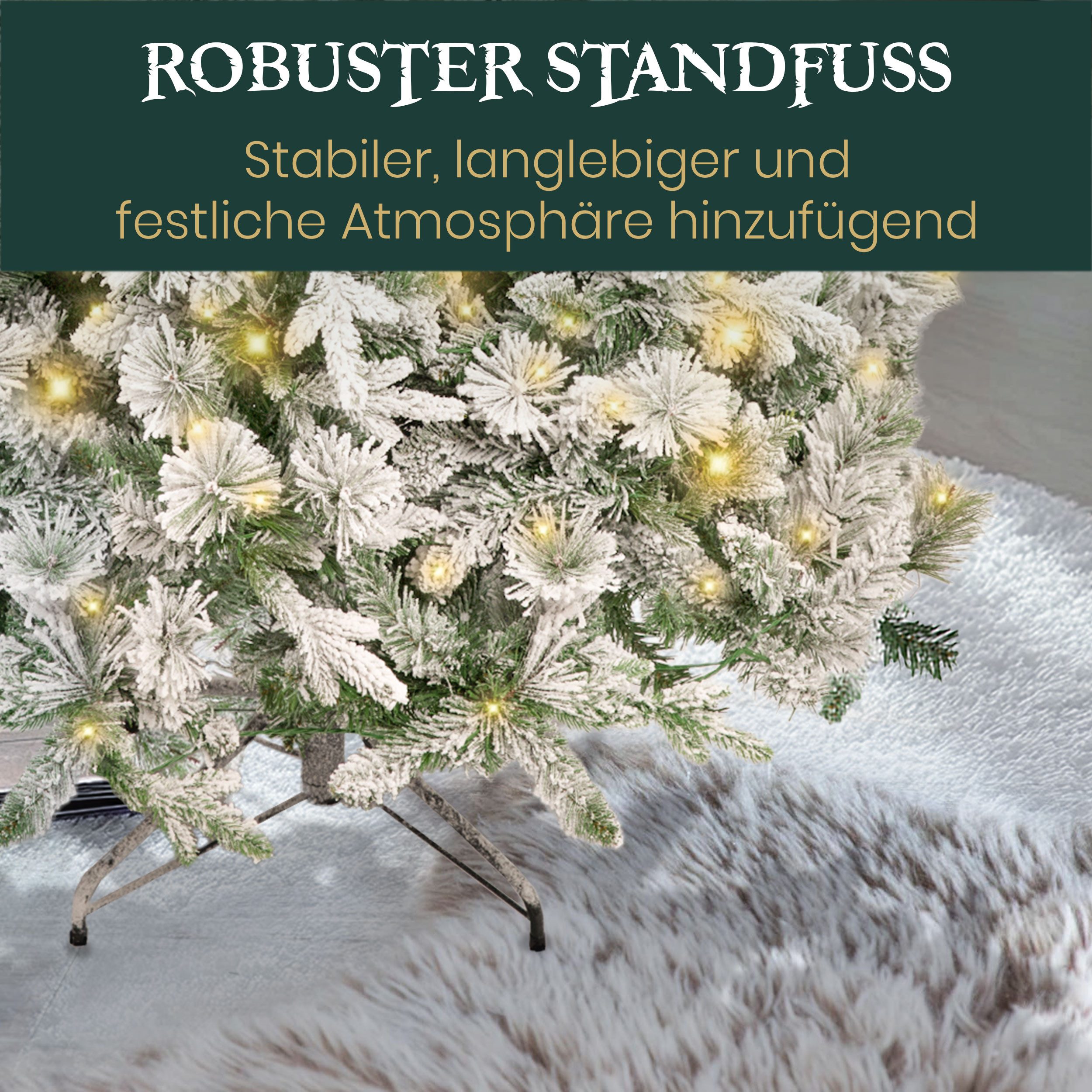 TAB Künstlicher Weihnachtsbaum baum mit beleuchtung, LED Christbaum, mit Ta günstig online kaufen