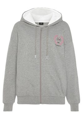 H.I.S Sweatjacke -Loungejacke mit schöner Stickerei, Loungeanzug