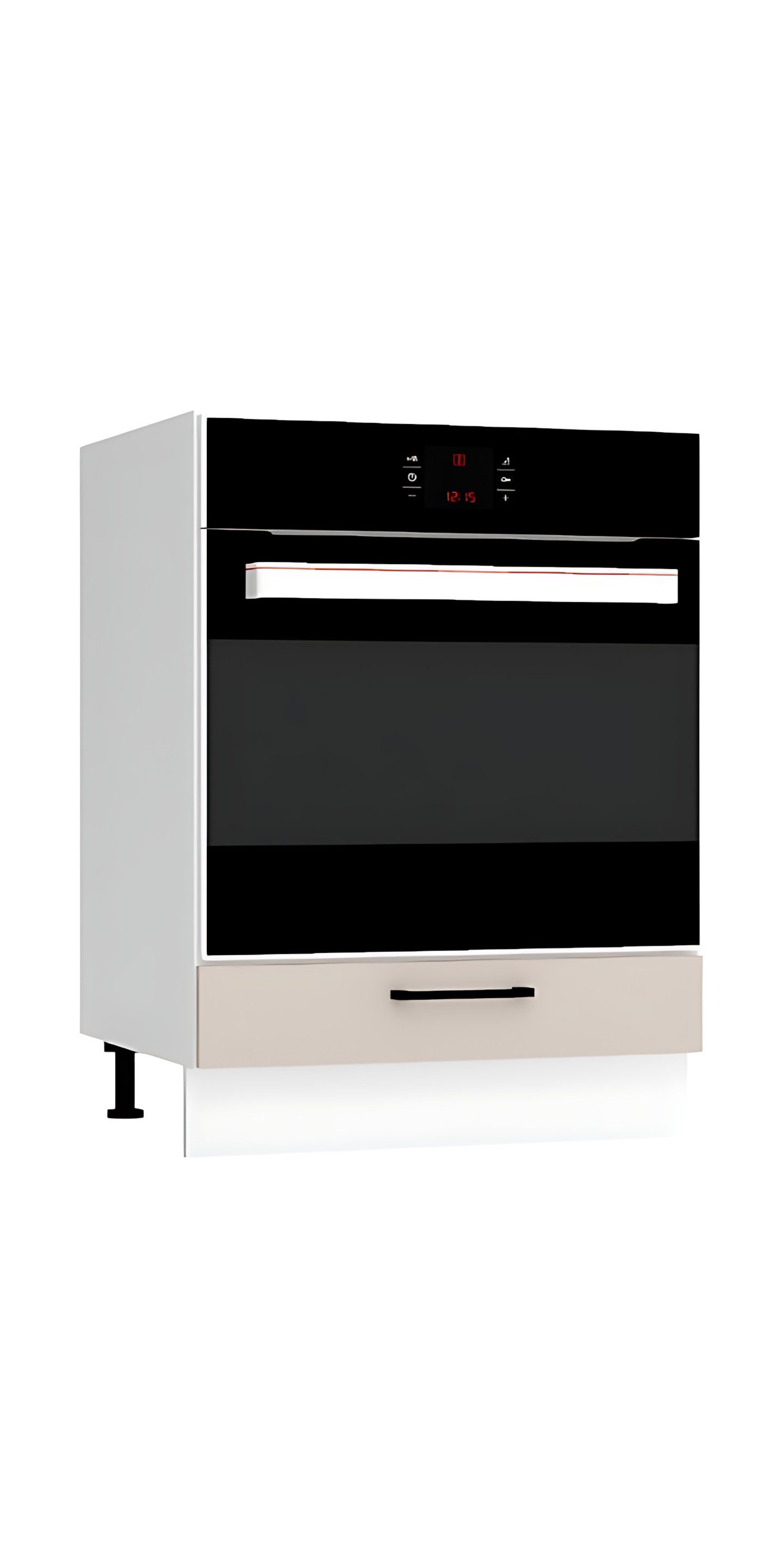 ROYAL24_MARKT Herdumbauschrank DK60 - Morvex - Funktionale Küchenlösung (Küchen Herdumbauschrank, 1-St., Premium - Morvex) Top Materialien - Zeitloser Stil - Beste Verarbeitung