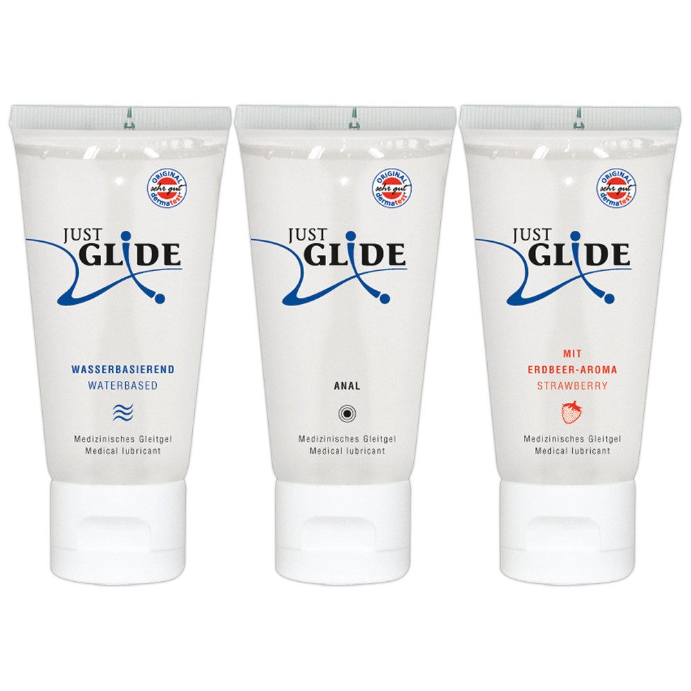 Just Glide Gleitgel Just Glide Set 3 x 50 ml