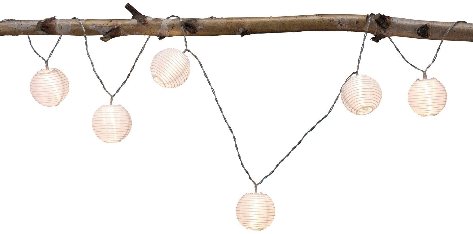Paulmann Lichterkette Outdoor Mobile Lampionkette IP44 3000K 7x1lm 5V ladbar mit USB, Outdoor Mobile Lampionkette IP44 3000K 7x1lm 5V ladbar mit USB – Bild 4 von 5