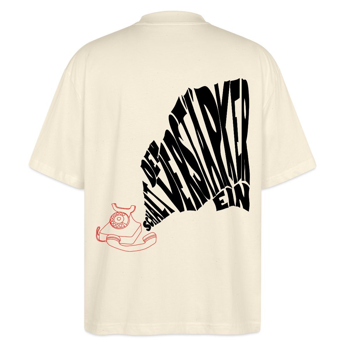 Spreadshirt T-Shirt Die Drei Fragezeichen Vierte Detektivin Telefon Verstärker Oversize Un (1-tlg)