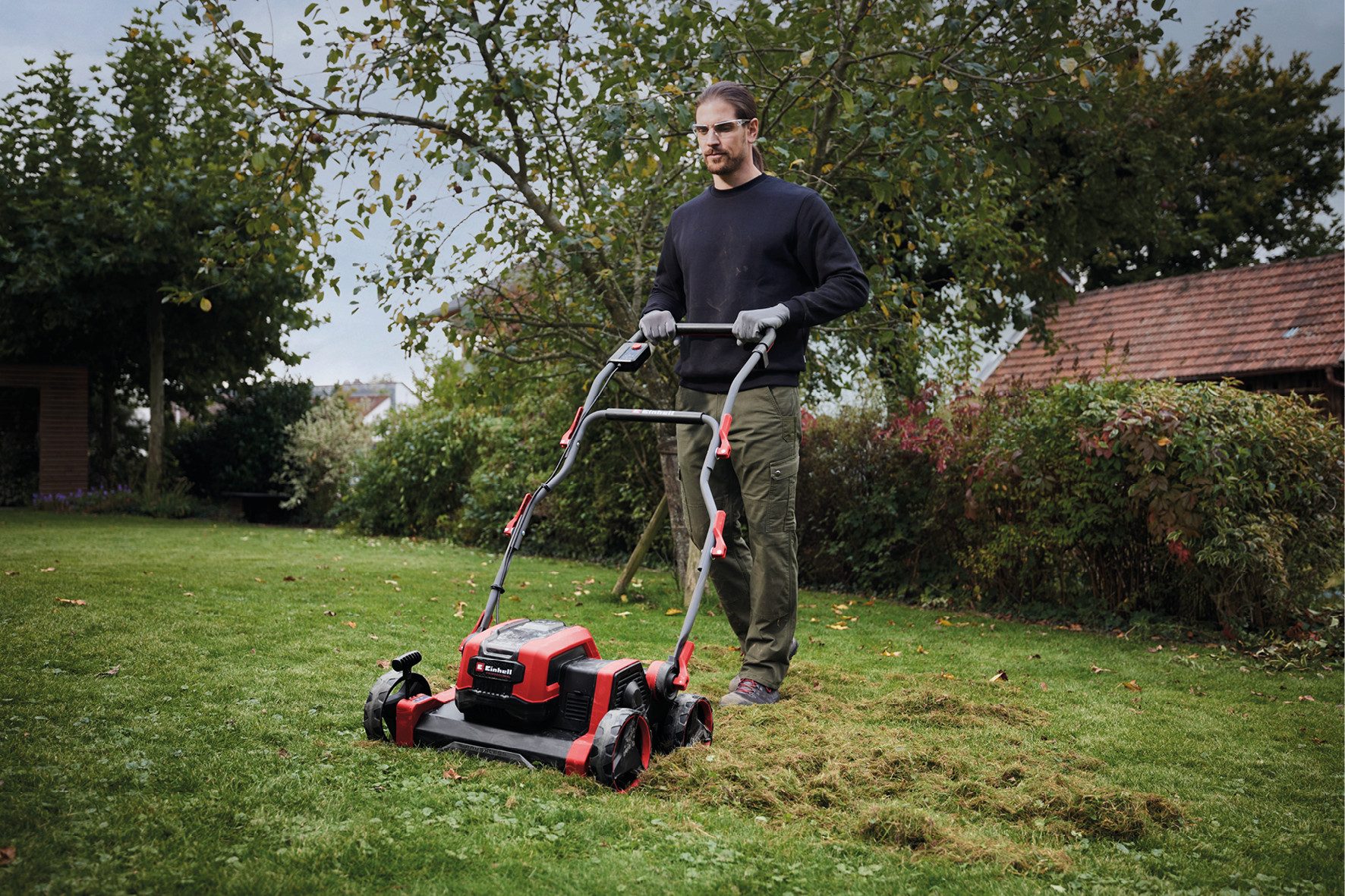 Einhell Akku-Vertikutierer / Lüfter GP-SC 36/40 Li BL-Solo – Bild 5 von 5