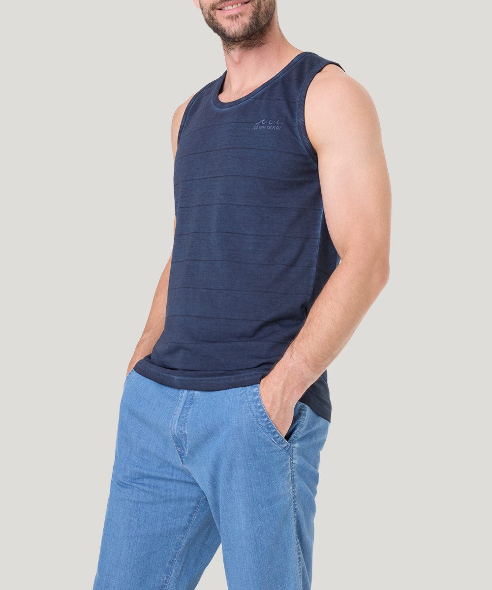 Pioneer Authentic Jeans T-Shirt mit Streifen Muster günstig online kaufen