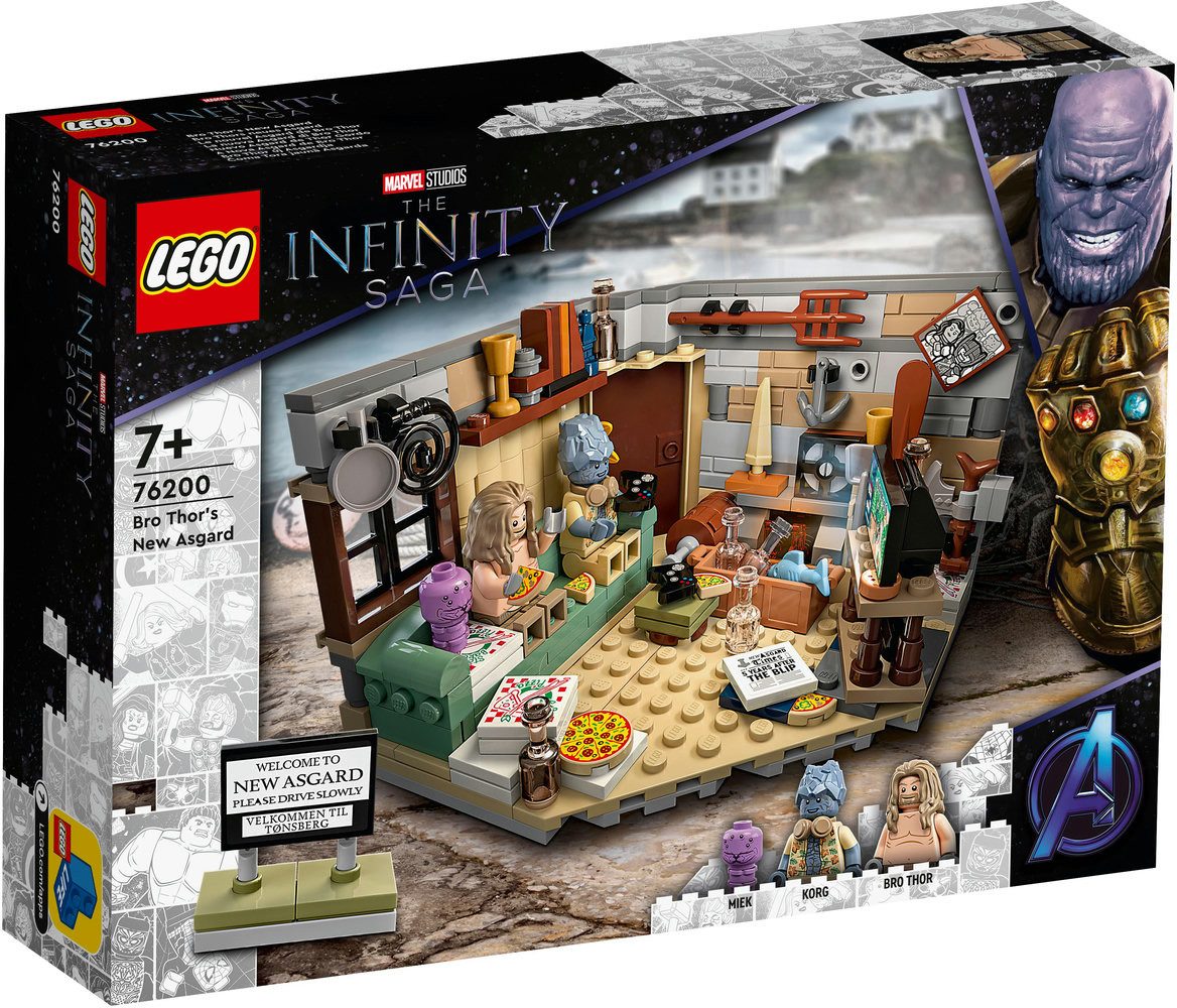 LEGO® LEGO® Marvel Super Heroes: 76200 - Bro Thors neues Asgard - EOL 2022 Spielbausteine, (Set)