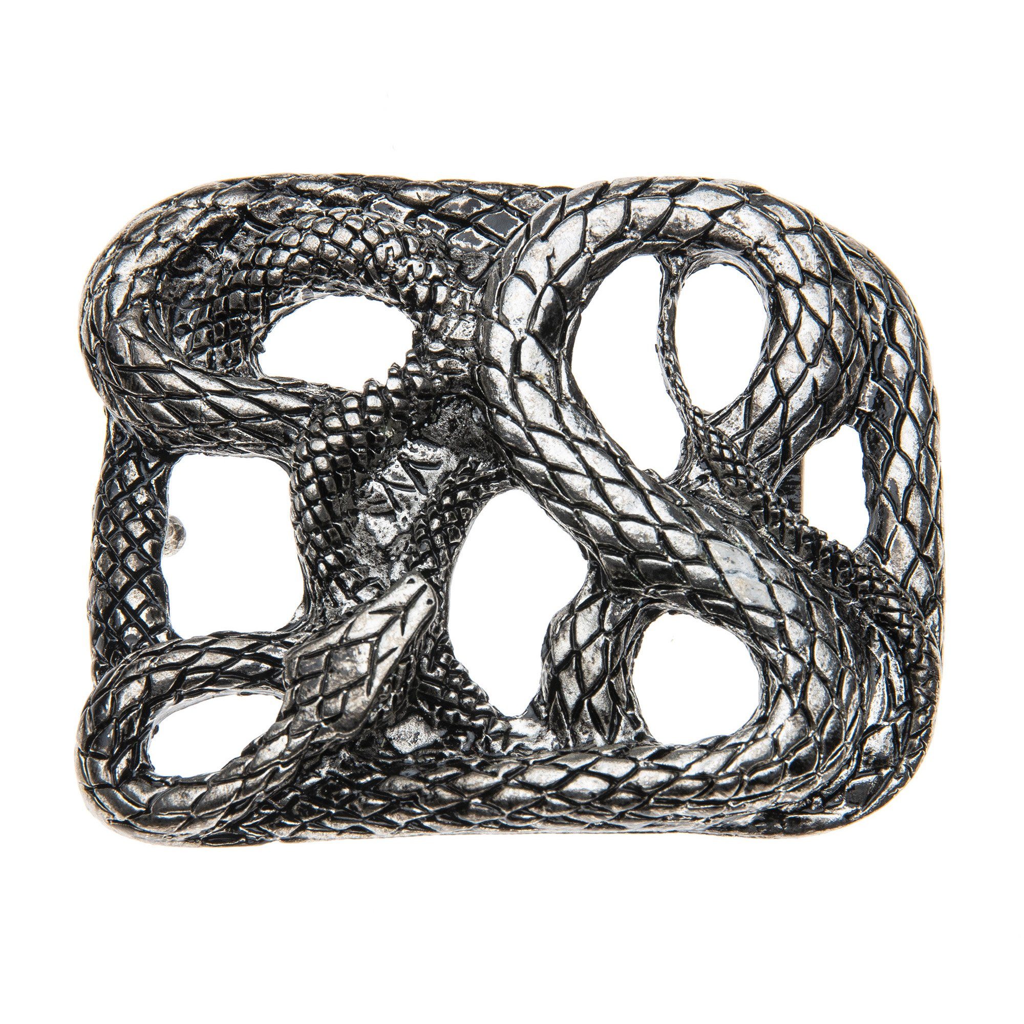Cassandra Accessoires Gürtelschnalle Wechselschnalle Gürtelschließe Buckle "Python" im außergewöhnlichen Design - 40mm