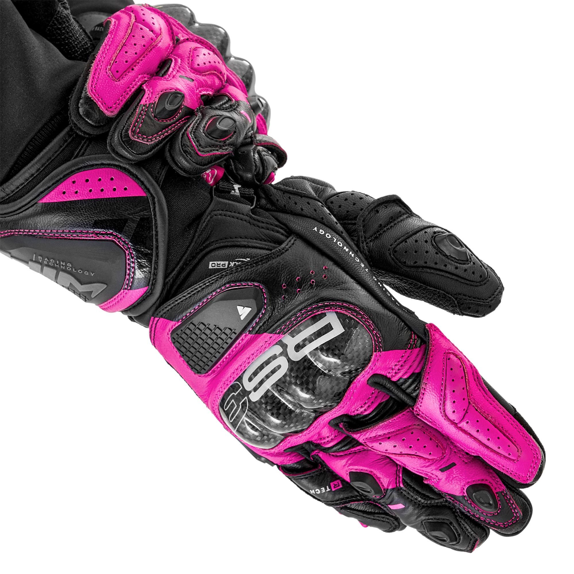 SHIMA Motorradhandschuhe RS-3 Damen Motorradhandschuhe lange Stulpe,Touchscreenbedienung möglich