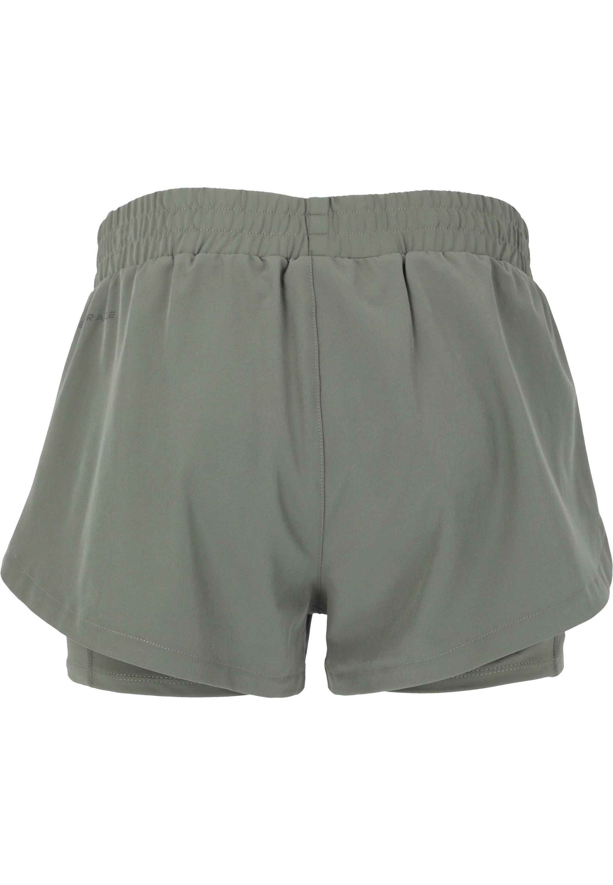 praktischer grün Shorts mit Yarol ENDURANCE 2-in-1-Funktion