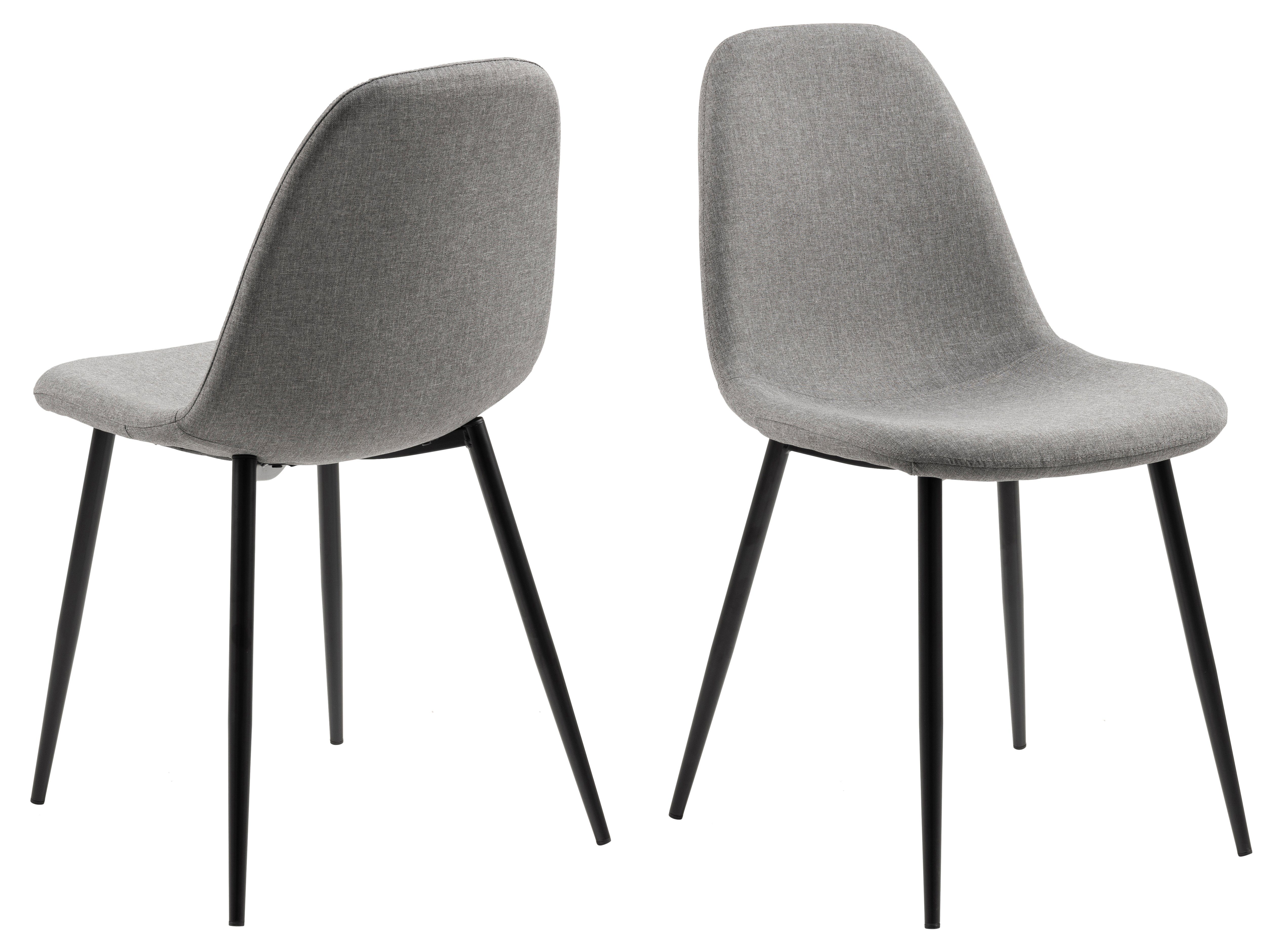 ebuy24 Esszimmerstuhl »4er Set Willy Esszimmerstuhl grau.« online