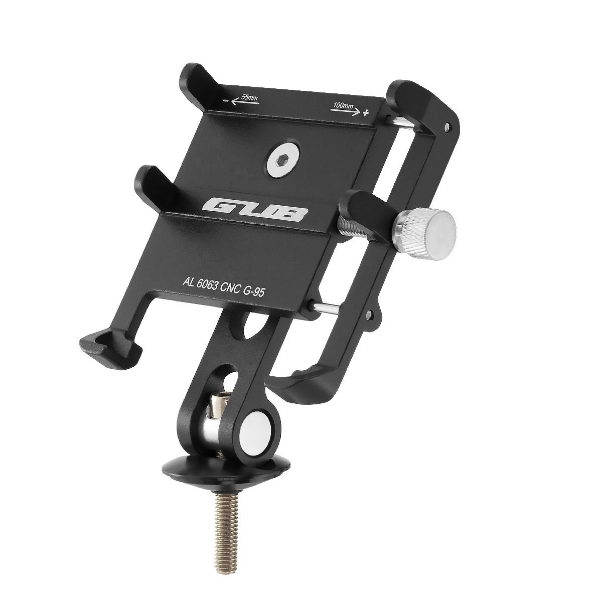 Smartphone-Halterung GUB Universal Fahrrad-Lenkervorbau Halterung, e-Bike Halter für Handy