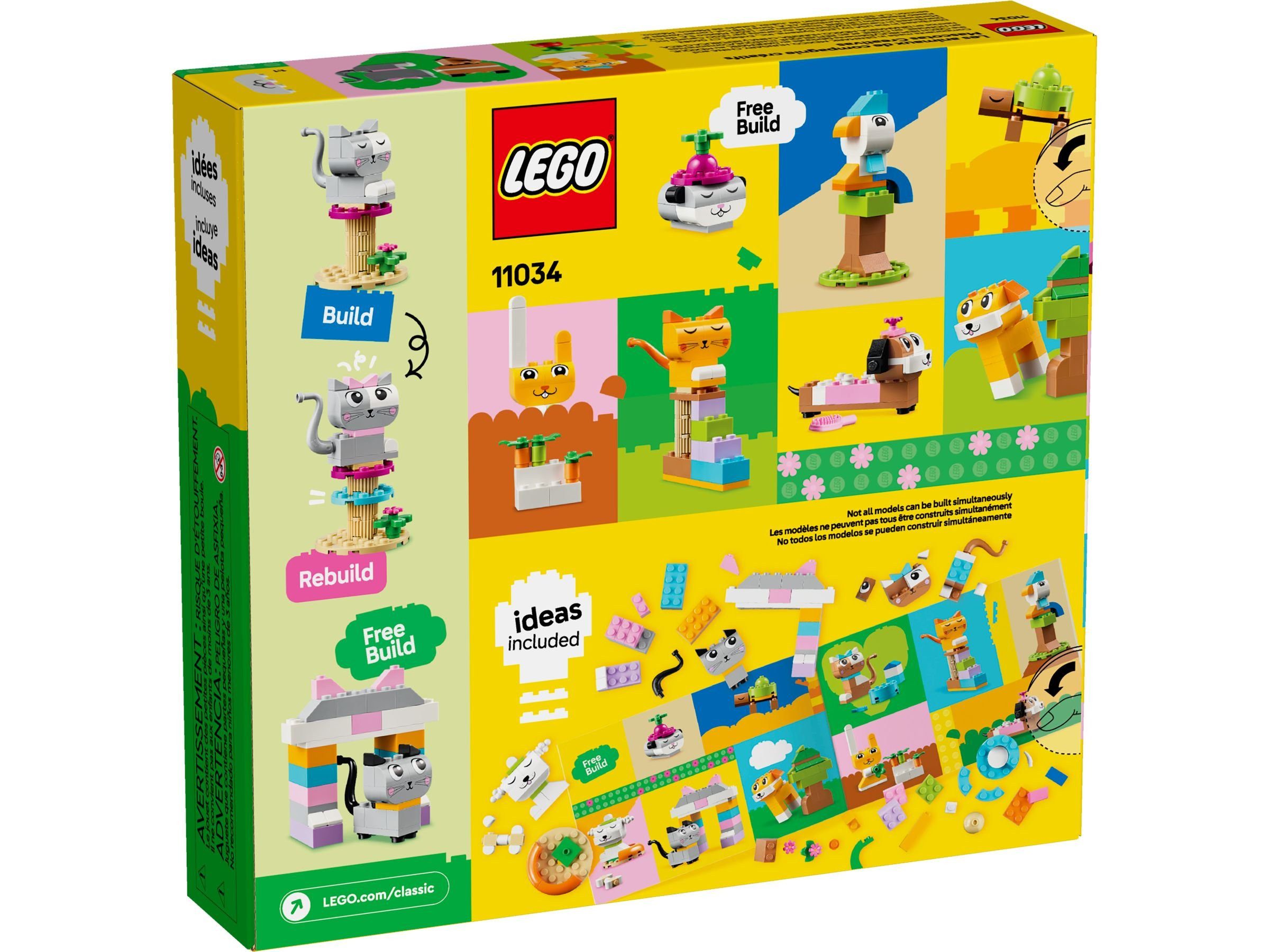 LEGO® LEGO® Classic 11034 Kreative Tiere Konstruktionsspielsteine, (450 St) günstig online kaufen