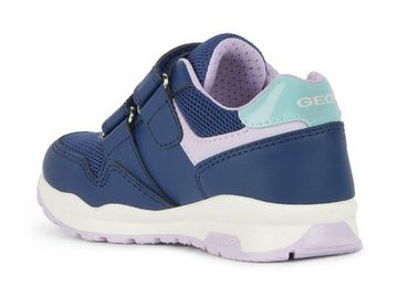 Geox J PAVEL GIRL A Sneaker mit Klettverschlüsse, Freizeitschuh, Halbschuh, Schnürschuh