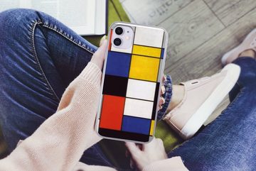 MuchoWow Handyhülle Komposition A - Piet Mondrian, Handyhülle Apple iPhone 11, Smartphone-Bumper, Print, Handy