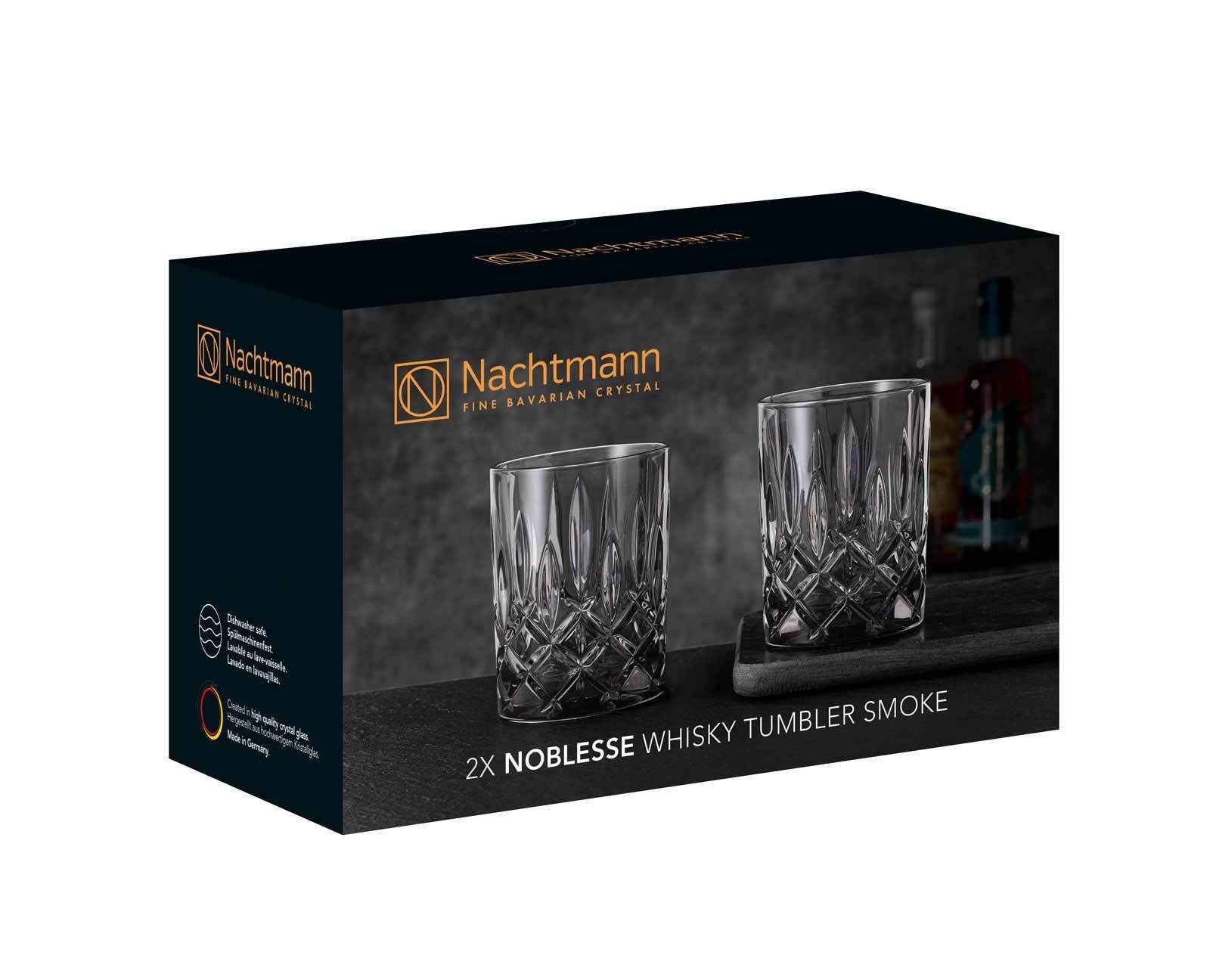 Nachtmann Whiskyglas Noblesse Vintage Whiskybecher 295 ml 4er Set, 4-tlg., Glas