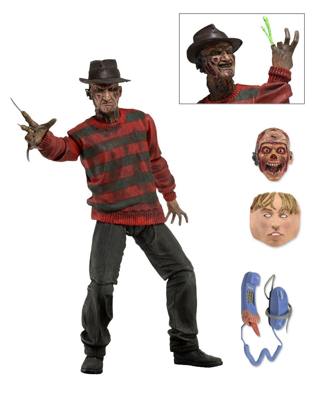 NECA Actionfigur Nightmare On Elm Street Ultimate Freddy Krueger Actionfigur 18 cm
